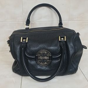 Black Tory Burch leather purse